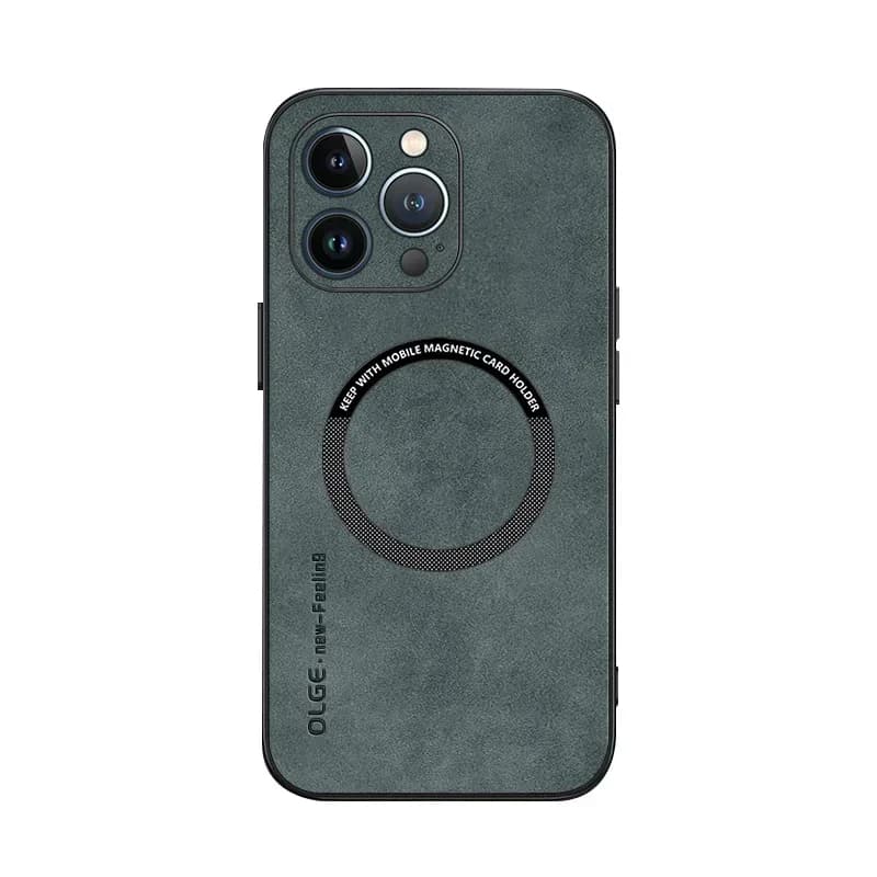 Magnetic Leather Case