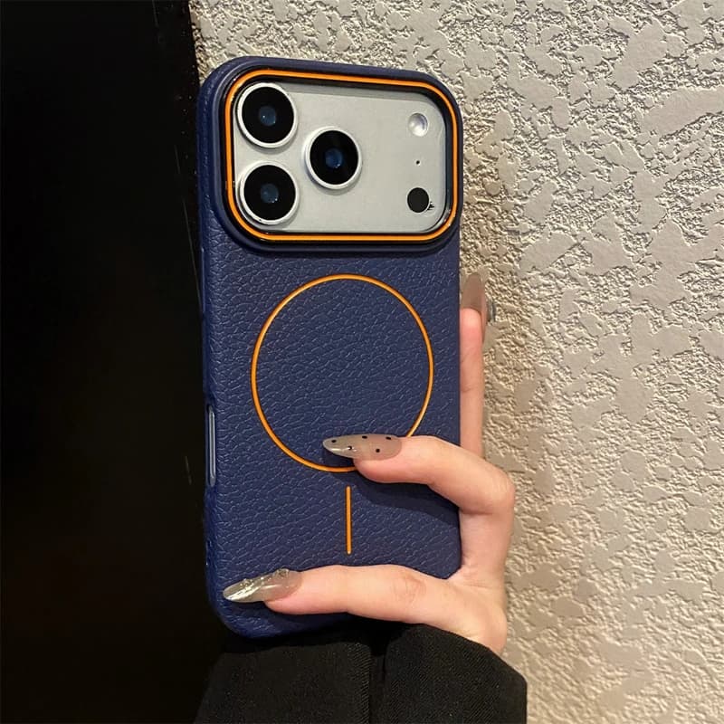 Lychee Grain Magnetic Case